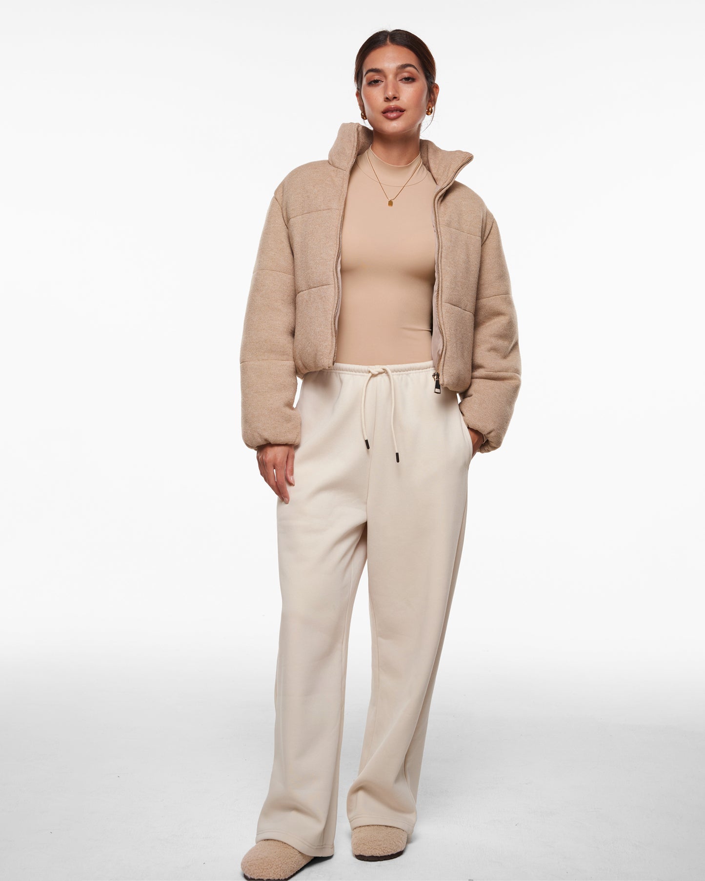 Mock Turtleneck Long Sleeve Top