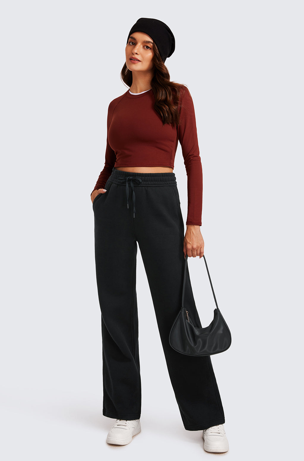 Cotton Fleece Lined Sweatpants 30"