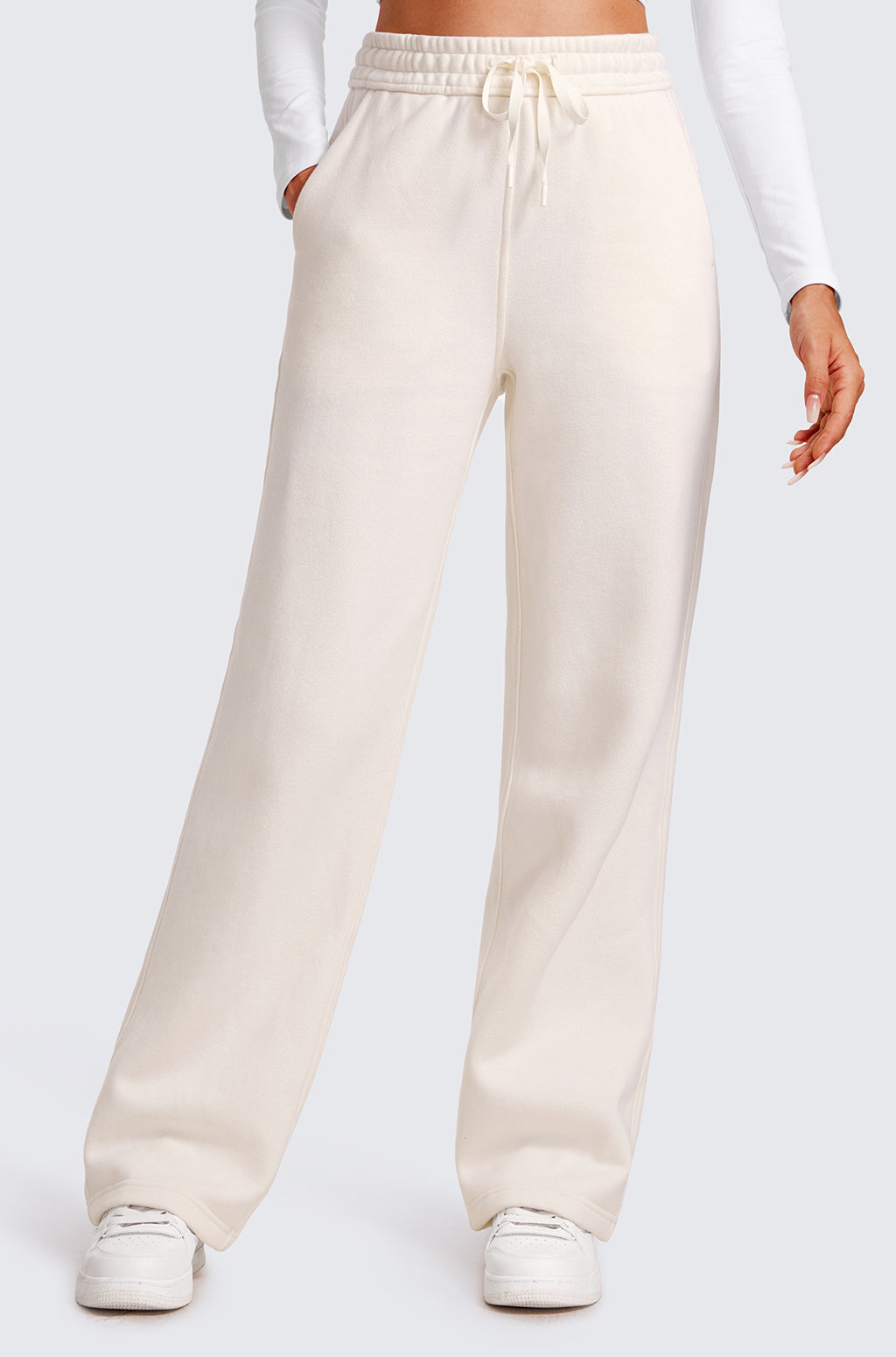 Cotton Fleece Lined Sweatpants 30"