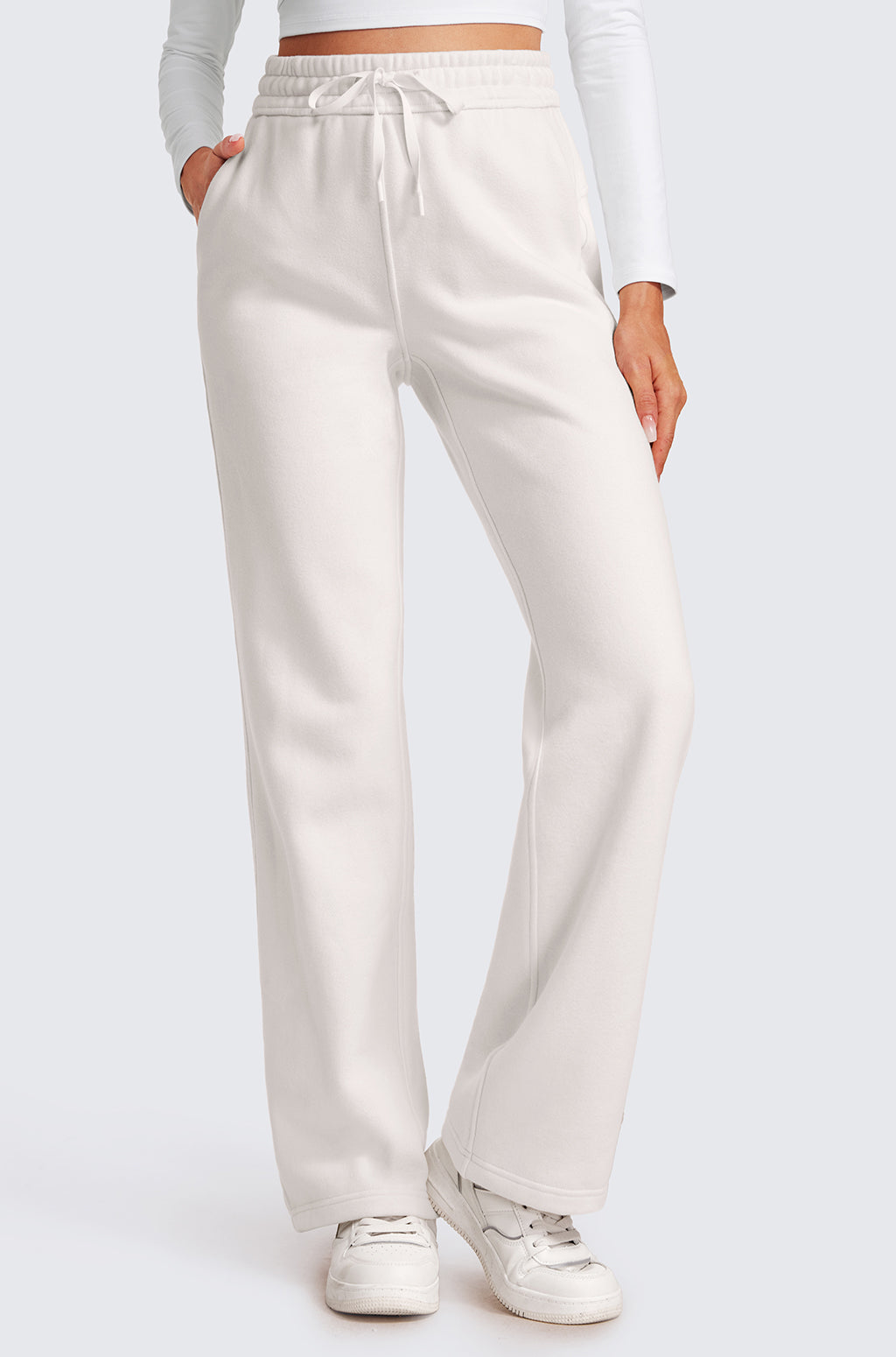 Cotton Fleece Lined Sweatpants 30"